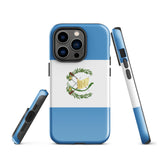 Funda para iPhone 15, 14, 13, 12, 11 Pro Max Plus Mini con la bandera de Guatemala Ideas para regalos Mapa del país Regalo para ella Ideas para él Recuerdo de viaje