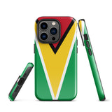 Guyana Guyanese Flag iPhone Case 15 14 13 12 11 Pro Max Plus Mini Gift Ideas Country Map Skyline Gift For Her Him Ideas Travel  Souvenir