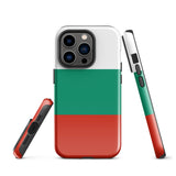 Bulgaria Bandera de Bulgaria Funda para iPhone 15 14 13 12 11 Pro Max Plus Mini Carcasa protectora rígida resistente y brillante de goma