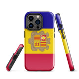 Andorra Flag iPhone Case 15 14 13 12 11 Pro Max Plus Mini Gift Ideas Country Map Skyline Gift For Her Him Ideas Travel  Souvenir