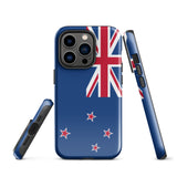 Neuseeland Flagge iPhone Fall 15 14 13 12 11 Pro Max Plus Mini Geschenk Reise Souvenir