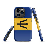 Funda para iPhone 15, 14, 13, 12, 11 Pro Max Plus Mini con bandera de Barbados, regalo de recuerdo de viaje