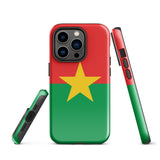 Funda para iPhone 15, 14, 13, 12, 11 Pro Max Plus Mini con bandera de Burkina Faso, regalo de recuerdo de viaje