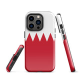 Funda para iPhone 15, 14, 13, 12, 11 Pro Max Plus Mini con bandera de Baréin, regalo de recuerdo de viaje