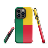 Funda para iPhone 15, 14, 13, 12, 11 Pro Max Plus Mini con bandera de Benín, regalo de recuerdo de viaje