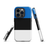 Funda para iPhone 15, 14, 13, 12, 11 Pro Max Plus Mini con bandera de Estonia, regalo de recuerdo de viaje