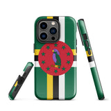 Dominica Dominican Flag iPhone Case 15 14 13 12 11 Pro Max Plus Mini Gift Travel Souvenir