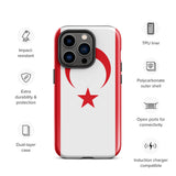 Funda para iPhone 15, 14, 13, 12, 11 Pro Max Plus Mini con la bandera de Chipre del Norte, regalo de recuerdo de viaje