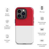 Monaco Monégasque Flag iPhone Case 15 14 13 12 11 Pro Max Plus Mini Gift Travel Souvenir