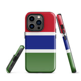 Gambia Gambian Flag iPhone Case 15 14 13 12 11 Pro Max Plus Mini Gift Travel Souvenir