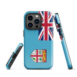 Fiji Flag iPhone Case 15 14 13 12 11 Pro Max Plus Mini Gift Travel Souvenir