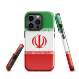 Iran Iranian Flag iPhone Case 15 14 13 12 11 Pro Max Plus Mini Gift Travel Souvenir