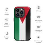 Funda para iPhone 15, 14, 13, 12, 11 Pro Max Plus Mini con bandera jordana, regalo de recuerdo de viaje