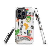 Johannesburg Südafrika Afrikanische Flagge iPhone Hülle 15 14 13 12 11 Pro Max Plus Mini Geschenk Reise Souvenir