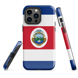 Costa Rica Rican Flag iPhone 15 14 13 12 11 Pro Max Plus Mini Phone Case iPhone Tough Rugged Protective iPhone case