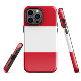Funda para iPhone 15, 14, 13, 12 y 11 Pro Max Plus Mini con bandera peruana, ideas para regalos, mapa del país, horizonte, regalo para ella, ideas para él, recuerdo de viaje