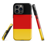 Deutschland Deutschland Flagge iPhone Hülle 15 14 13 12 11 Pro Max Plus Mini Geschenkideen Landkarte Skyline Geschenk für Sie Ihn Ideen Reise Souvenir