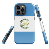 Funda para iPhone 15, 14, 13, 12, 11 Pro Max Plus Mini con la bandera de Guatemala Ideas para regalos Mapa del país Regalo para ella Ideas para él Recuerdo de viaje