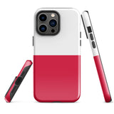 Polen Polska Polnische Flagge iPhone Hülle 15 14 13 12 11 Pro Max Plus Mini Geschenkideen Landkarte Geschenk für Sie Ihn Ideen Reise Souvenir