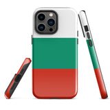 Bulgaria Bandera de Bulgaria Funda para iPhone 15 14 13 12 11 Pro Max Plus Mini Carcasa protectora rígida resistente y brillante de goma