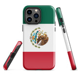 Mexico Mexican Flag iPhone Case 15 14 13 12 11 Pro Max Plus Mini Tough Fitted Hard Protective Shell Glossy Rubber Phone Case Gift Idea