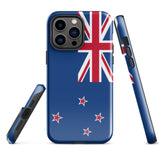 Neuseeland Flagge iPhone Fall 15 14 13 12 11 Pro Max Plus Mini Geschenk Reise Souvenir