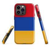 Funda para iPhone 15, 14, 13, 12, 11 Pro Max Plus Mini con bandera de Armenia, regalo de recuerdo de viaje