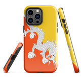 Funda para iPhone 15, 14, 13, 12, 11 Pro Max Plus Mini con bandera de Bután, regalo de recuerdo de viaje