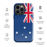 Australia Australian Flag iPhone Case 15 14 13 12 11 Pro Max Plus Mini Gift Travel Souvenir