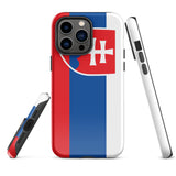 Funda para iPhone 15, 14, 13, 12, 11 Pro Max Plus Mini con bandera de Eslovaquia, regalo de recuerdo de viaje