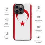 Funda para iPhone 15, 14, 13, 12, 11 Pro Max Plus Mini con la bandera de Chipre del Norte, regalo de recuerdo de viaje