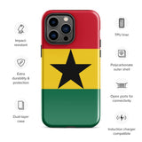 Ghana Ghanaian Flag iPhone Case 15 14 13 12 11 Pro Max Plus Mini Gift Travel Souvenir