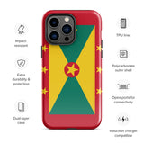 Grenada Grenadian Flag iPhone Case 15 14 13 12 11 Pro Max Plus Mini Gift Travel Souvenir