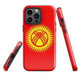Kyrgyzstan Kyrgyz Flag iPhone Case 15 14 13 12 11 Pro Max Plus Mini Gift Travel Souvenir