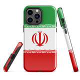 Iran Iranian Flag iPhone Case 15 14 13 12 11 Pro Max Plus Mini Gift Travel Souvenir
