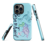 Born to travel iPhone Hülle 15 14 13 12 11 Pro Max Plus Mini Geschenk Reise Souvenir