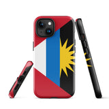 Antigua and Barbuda Flag iPhone case 15 14 13 12 11 Pro Max Plus Mini Antigua and Barbuda Bandana Map Gift Ideas