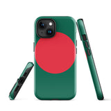 Bangladesch Bengal Flagge iPhone Hülle 15 14 13 12 11 Pro Max Plus Mini Geschenkideen Landkarte Skyline Geschenk für Sie Ihn Ideen Reise Souvenir
