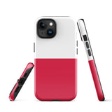 Polen Polska Polnische Flagge iPhone Hülle 15 14 13 12 11 Pro Max Plus Mini Geschenkideen Landkarte Geschenk für Sie Ihn Ideen Reise Souvenir