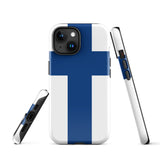 Finlandia Suomi Bandera finlandesa Funda para iPhone 15 14 13 12 11 Pro Max Plus Mini Ideas de regalo Mapa del país Regalo para ella Ideas para él Recuerdo de viaje