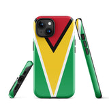 Guyana Guyanese Flag iPhone Case 15 14 13 12 11 Pro Max Plus Mini Gift Ideas Country Map Skyline Gift For Her Him Ideas Travel  Souvenir