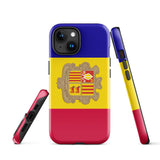 Andorra Flag iPhone Case 15 14 13 12 11 Pro Max Plus Mini Gift Ideas Country Map Skyline Gift For Her Him Ideas Travel  Souvenir