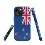 Neuseeland Flagge iPhone Fall 15 14 13 12 11 Pro Max Plus Mini Geschenk Reise Souvenir