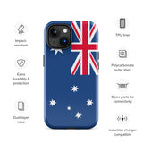 Australia Australian Flag iPhone Case 15 14 13 12 11 Pro Max Plus Mini Gift Travel Souvenir