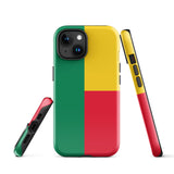 Funda para iPhone 15, 14, 13, 12, 11 Pro Max Plus Mini con bandera de Benín, regalo de recuerdo de viaje