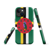 Dominica Dominican Flag iPhone Case 15 14 13 12 11 Pro Max Plus Mini Gift Travel Souvenir