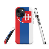 Funda para iPhone 15, 14, 13, 12, 11 Pro Max Plus Mini con bandera de Eslovaquia, regalo de recuerdo de viaje