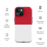 Monaco Monégasque Flag iPhone Case 15 14 13 12 11 Pro Max Plus Mini Gift Travel Souvenir