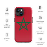 Morocco Moroccan Flag iPhone Case 15 14 13 12 11 Pro Max Plus Mini Gift Travel Souvenir