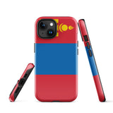 Mongolia Mongolian Flag iPhone Case 15 14 13 12 11 Pro Max Plus Mini Gift Travel Souvenir